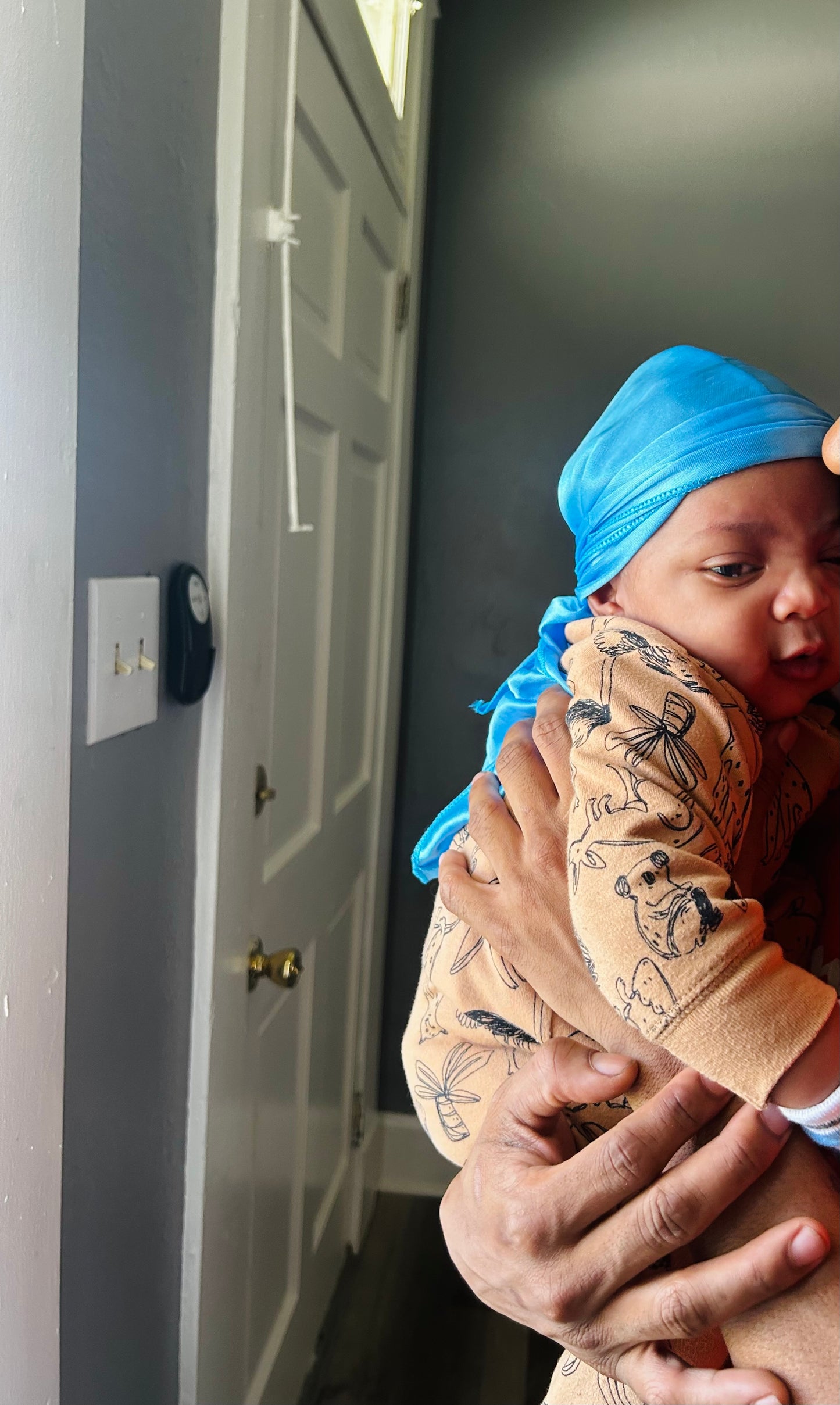 Mom And Son Reversible Silk Satin Bonnet And Durag| Adult And Kid