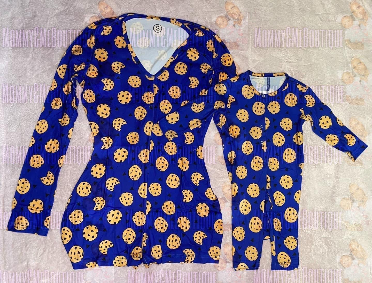 Cookie Monster One Piece Onesie Mom And Child Unisex