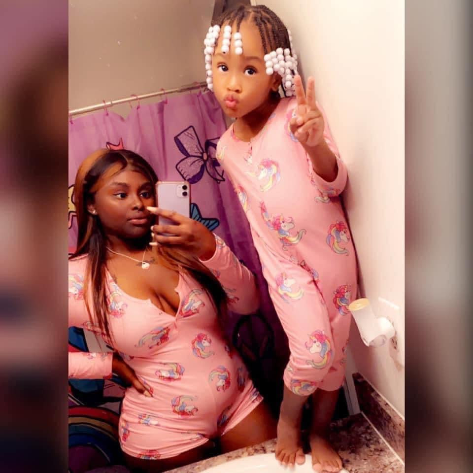 Pink Unicorn One Piece Onesie Mom And Child