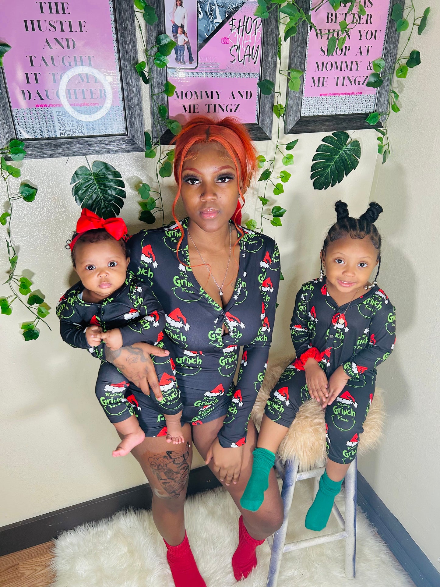 Grinch That Stole Christmas Onesie Mini And Mom