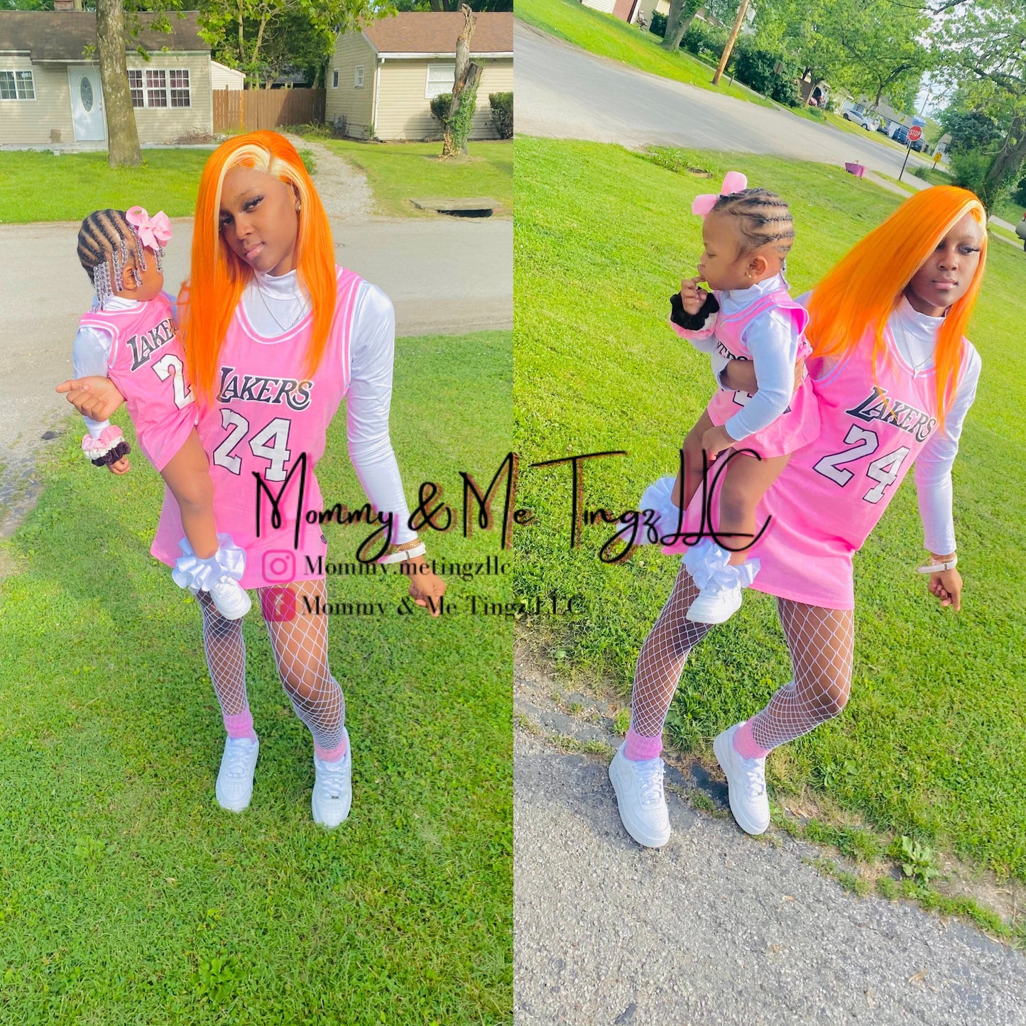 Lakers 24 Pink Jersey MINI AND ADULT