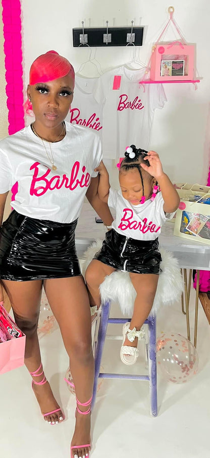 Barbie Tingz White Cotton T-Shirt