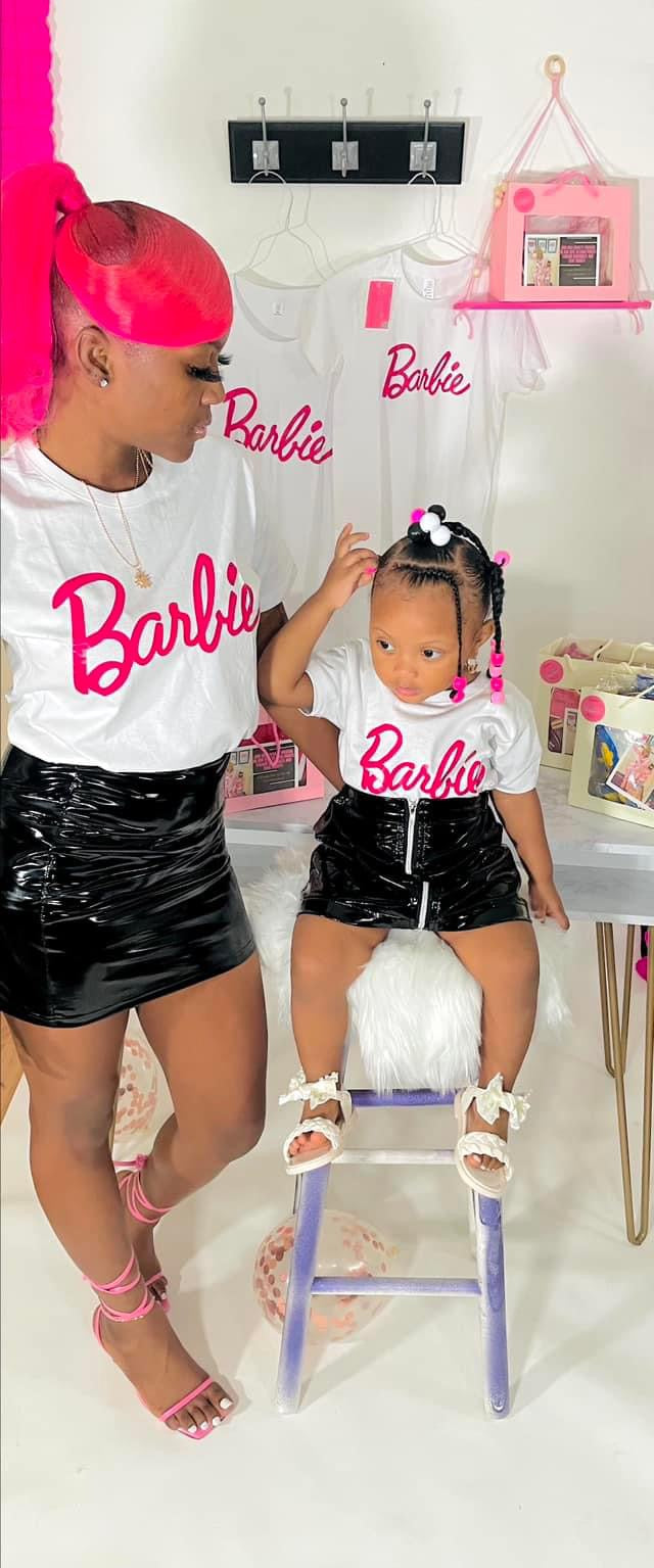 Barbie Tingz White Cotton T-Shirt