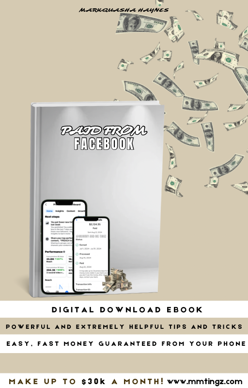 RICH OFF FACEBOOK| How to get PAID from Facebook performance bonuses | Tricks and methods on how to go viral| How to boost your performance AND MORE| Digital Ebook