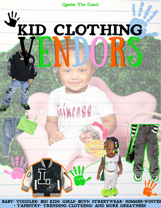 Kid Clothing Vendors Digital Ebook