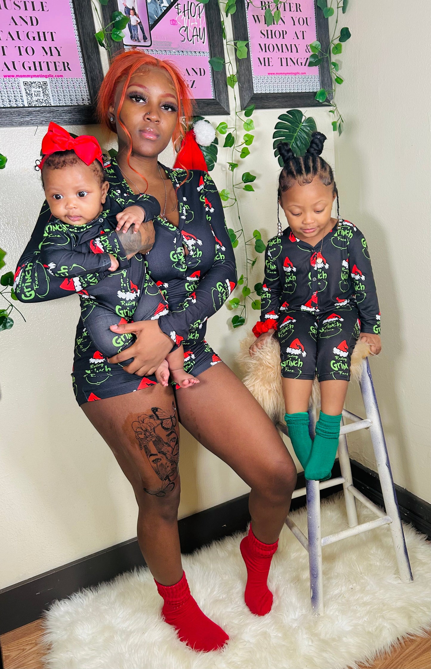 Grinch That Stole Christmas Onesie Mini And Mom
